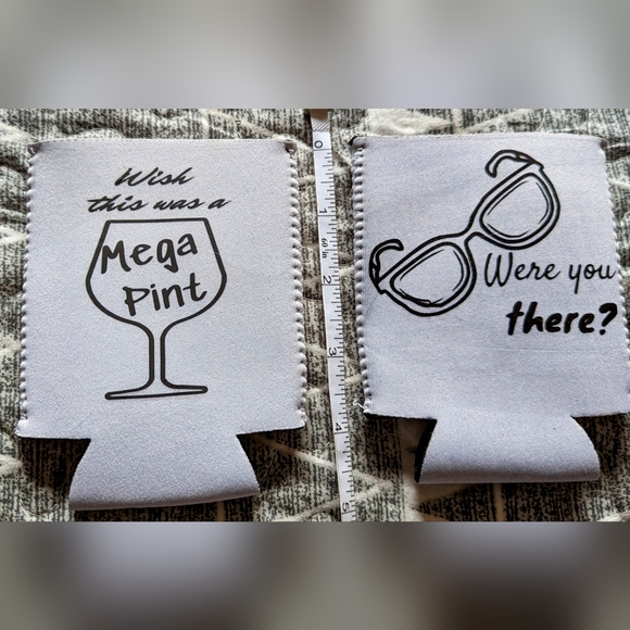 Can cozy's, set of 2, NWOT, Johnny Depp fan gift - Picture 6 of 7